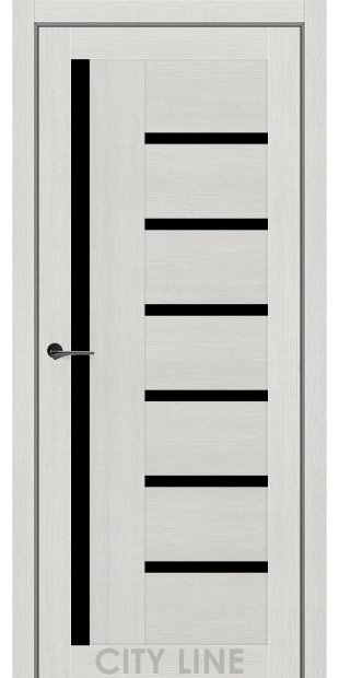 Межкомнатные двери CityLine Express AMADEA korfad-express-amadea-koton-krem-bravo-collection-s-cernym-steklom